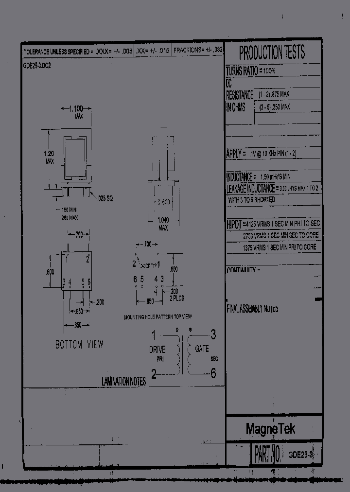 GDE25-3_588802.PDF Datasheet