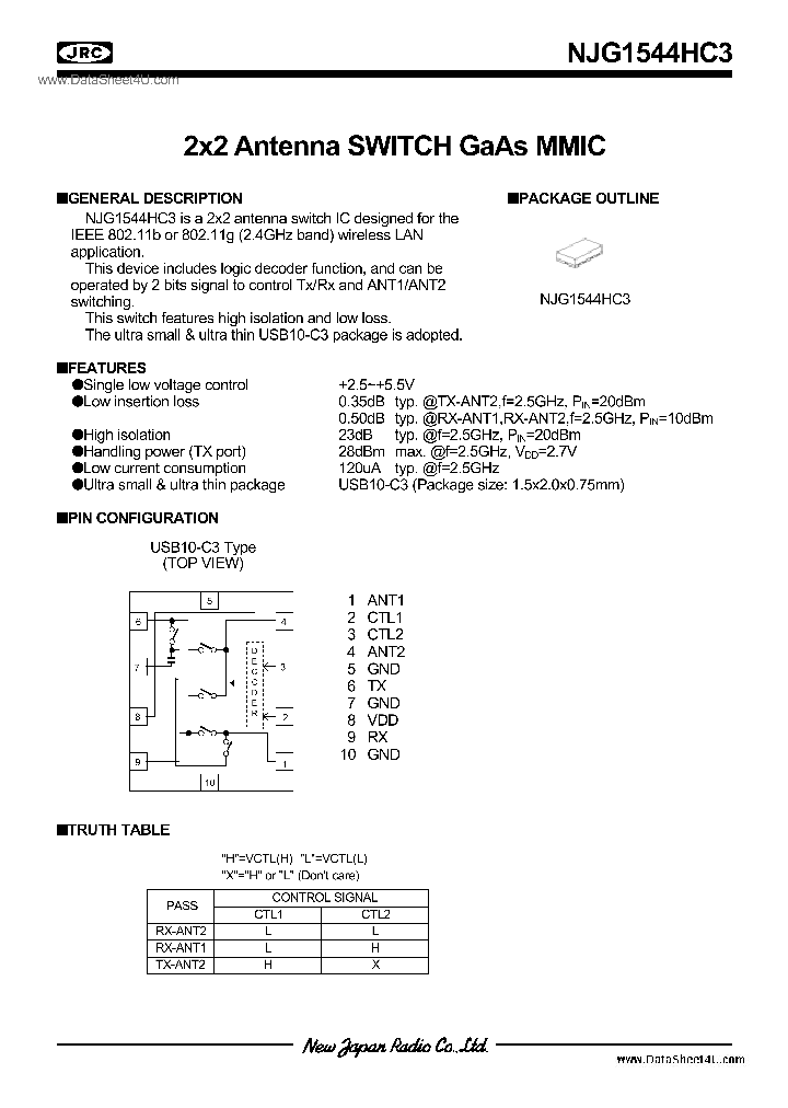 NJG1544HC3_554312.PDF Datasheet