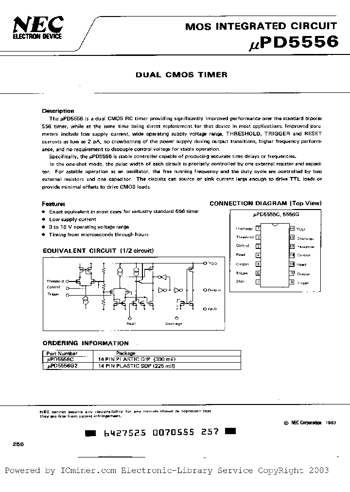 UPD5556C_613161.PDF Datasheet