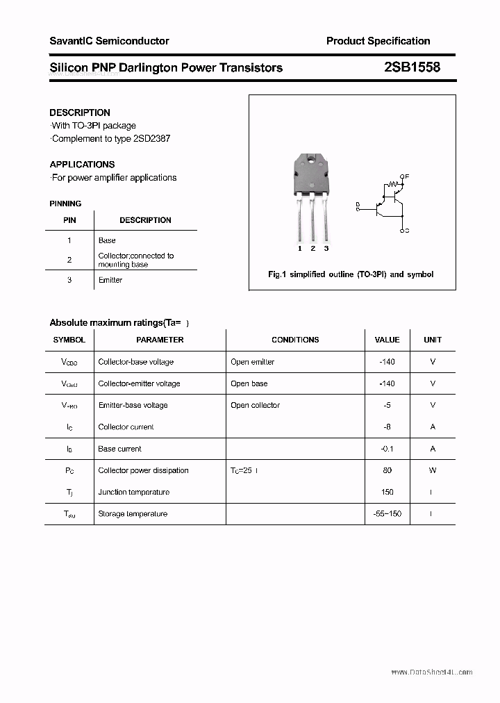 2SB1558_641721.PDF Datasheet