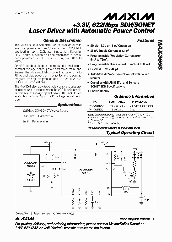 MAX3668_770682.PDF Datasheet