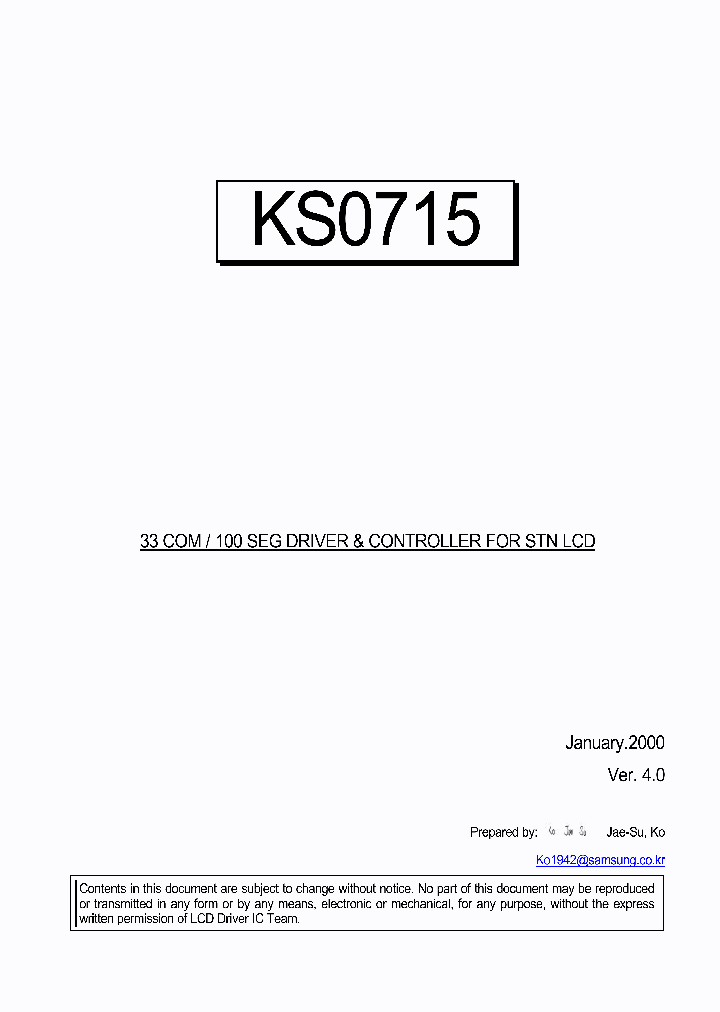 KS0715_811644.PDF Datasheet