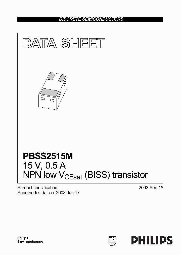 PBSS2515M_814422.PDF Datasheet