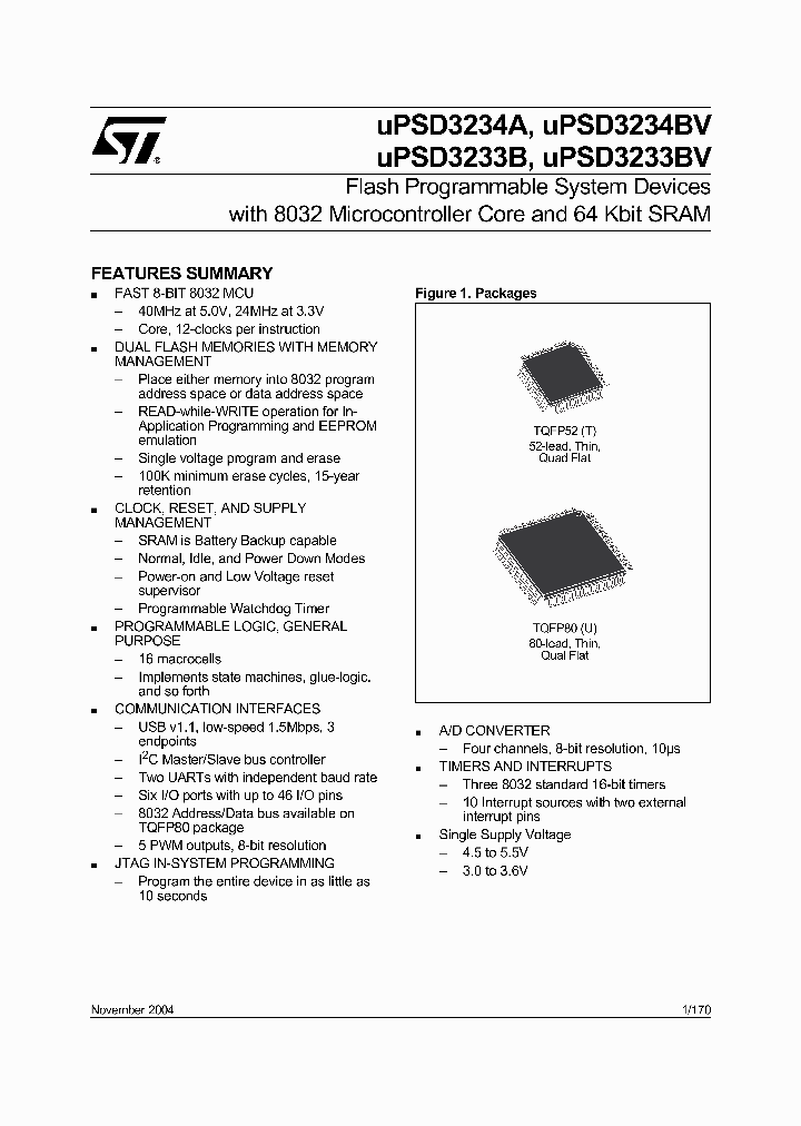 UPSD3233B-40T6_923179.PDF Datasheet