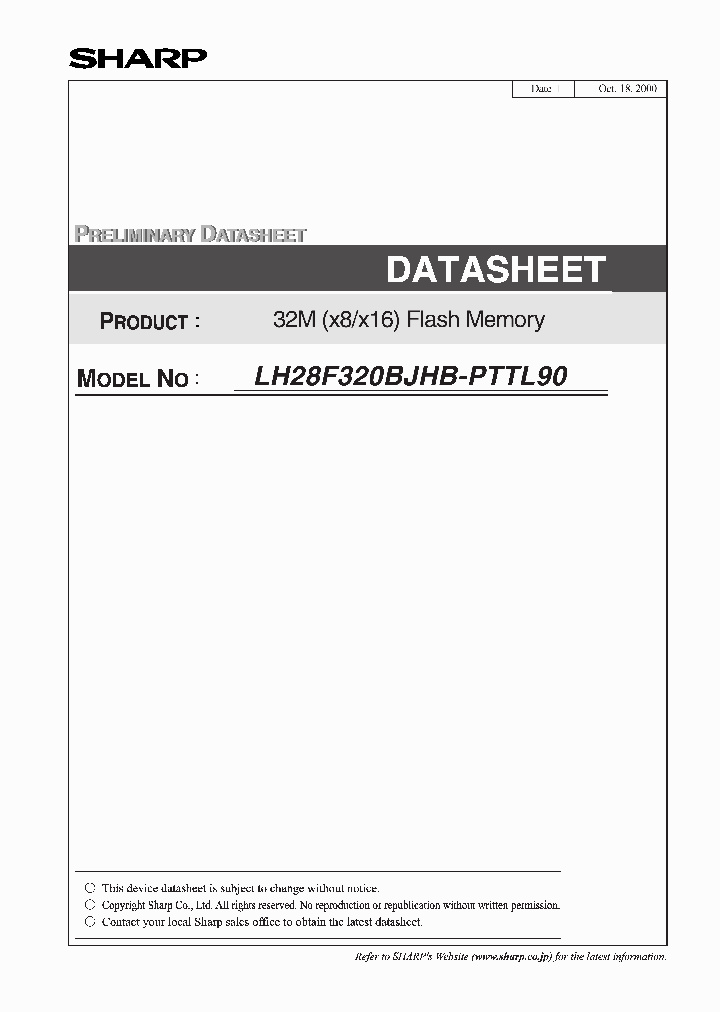 LH28F320BJHB-PTTL90_653136.PDF Datasheet