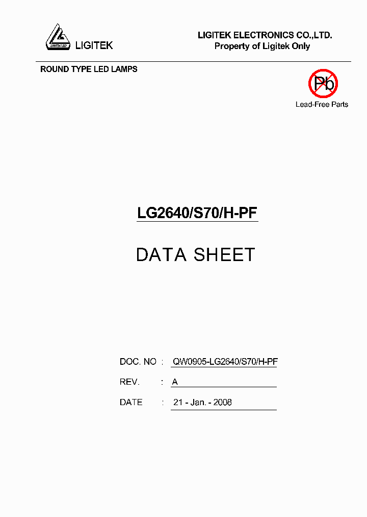 LG2640-S70-H-PF_1040437.PDF Datasheet