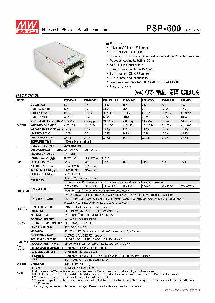 PSP-600-135_1049891.PDF Datasheet