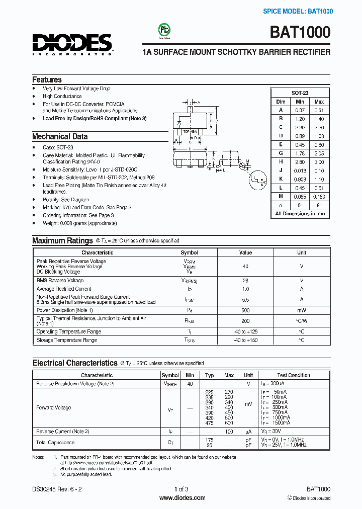 BAT1000-7-F_1052217.PDF Datasheet