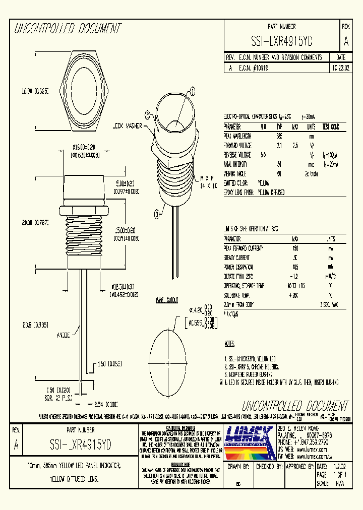 SSI-LXR4915YD_666407.PDF Datasheet