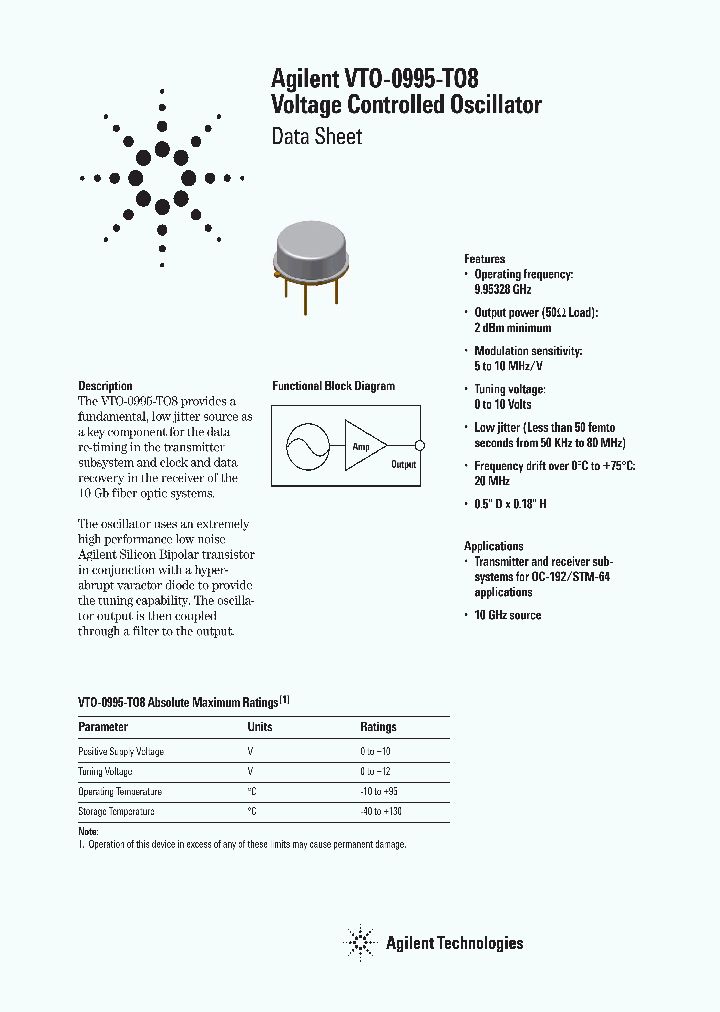 VTO-0995_671583.PDF Datasheet