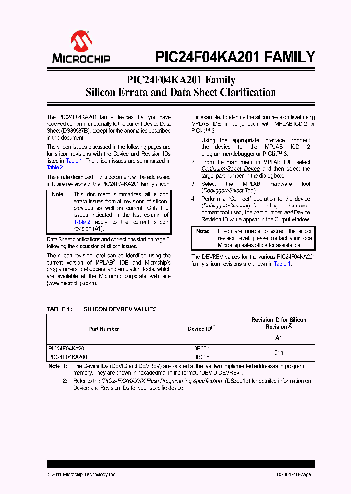 PIC24F04KA200_1078426.PDF Datasheet