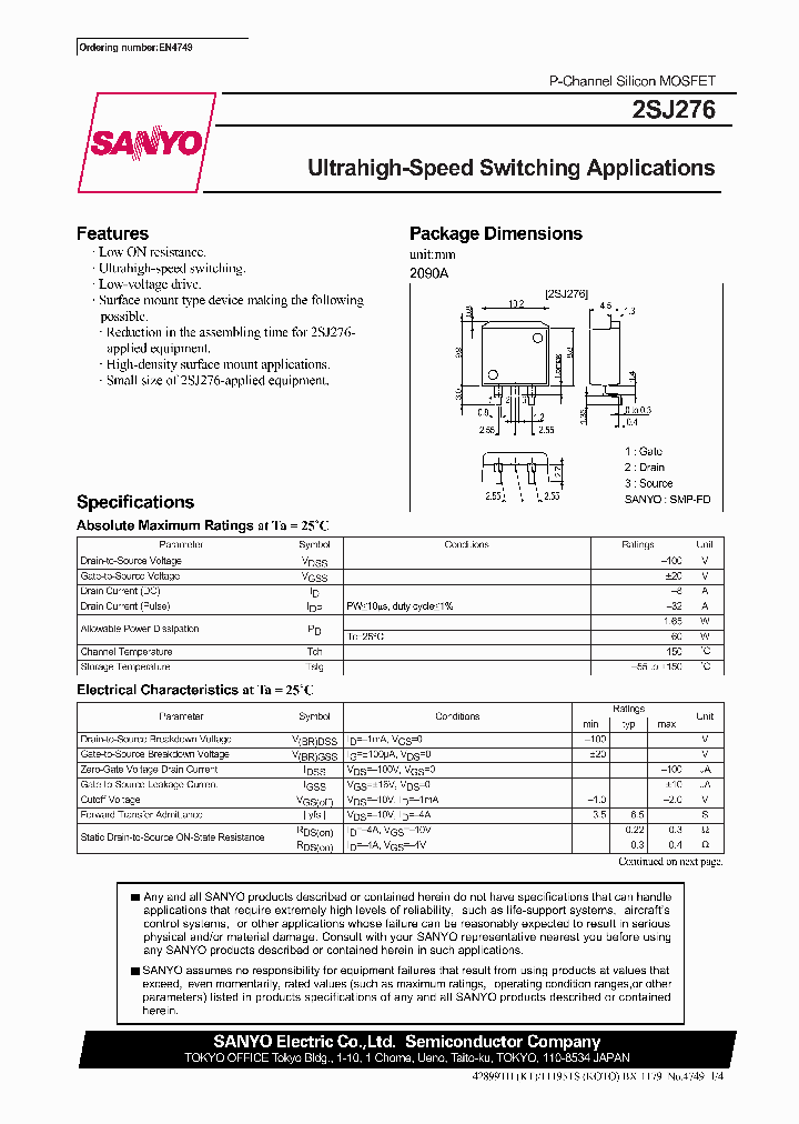 2SJ276_959283.PDF Datasheet