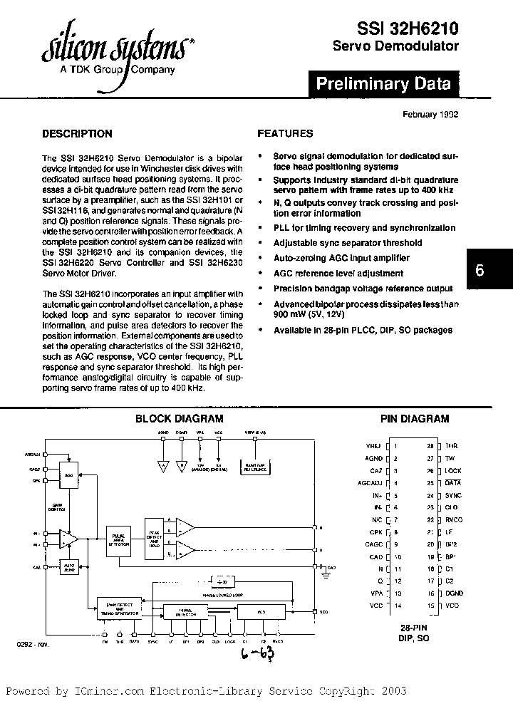 SSI32H6210-CL_676728.PDF Datasheet