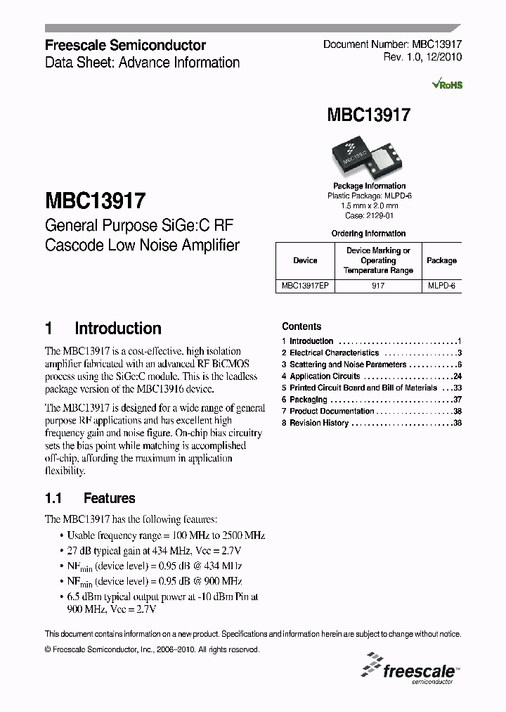 MBC13917_1097640.PDF Datasheet