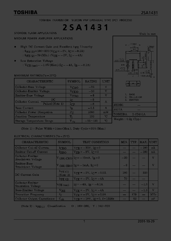 2SA1431_980991.PDF Datasheet