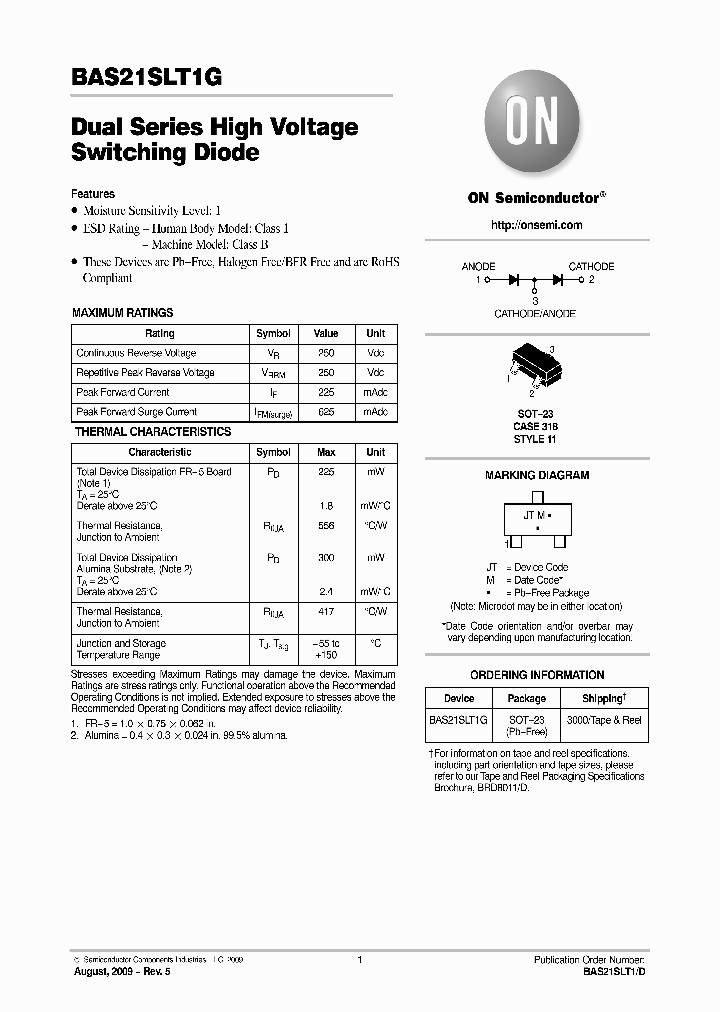 BAS21SLT1D_1108993.PDF Datasheet