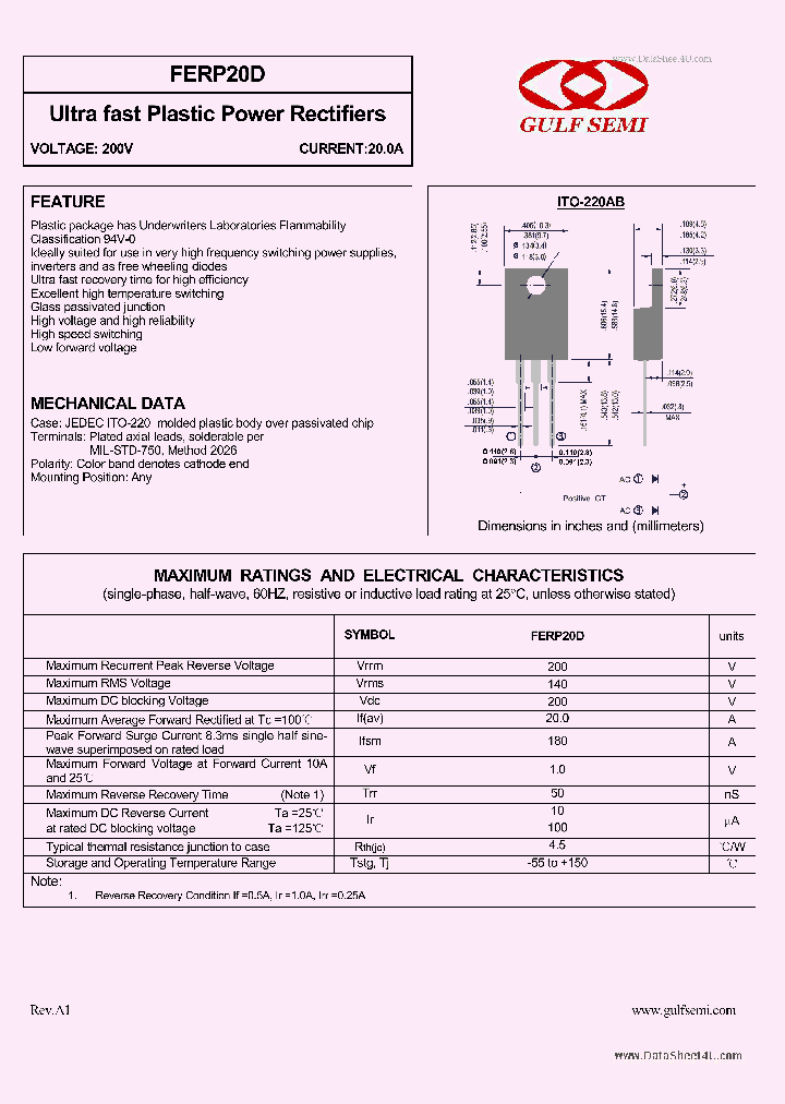 FERP20D_779667.PDF Datasheet