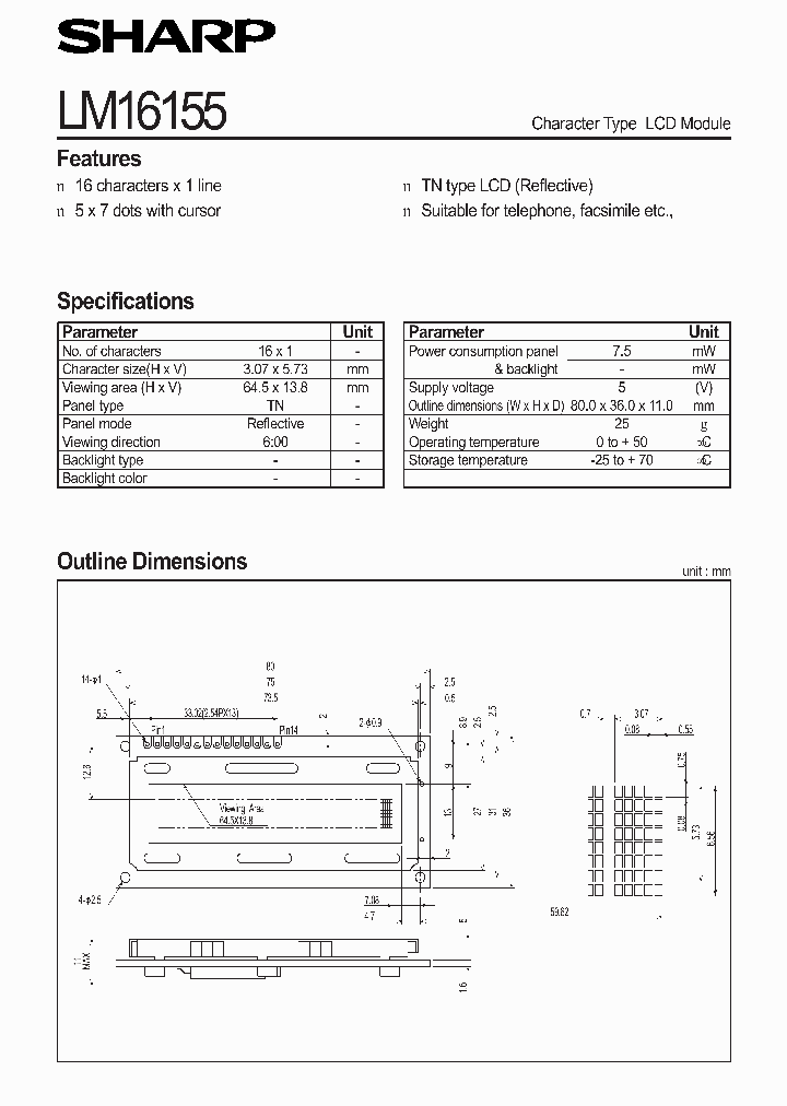 LM16155_985419.PDF Datasheet