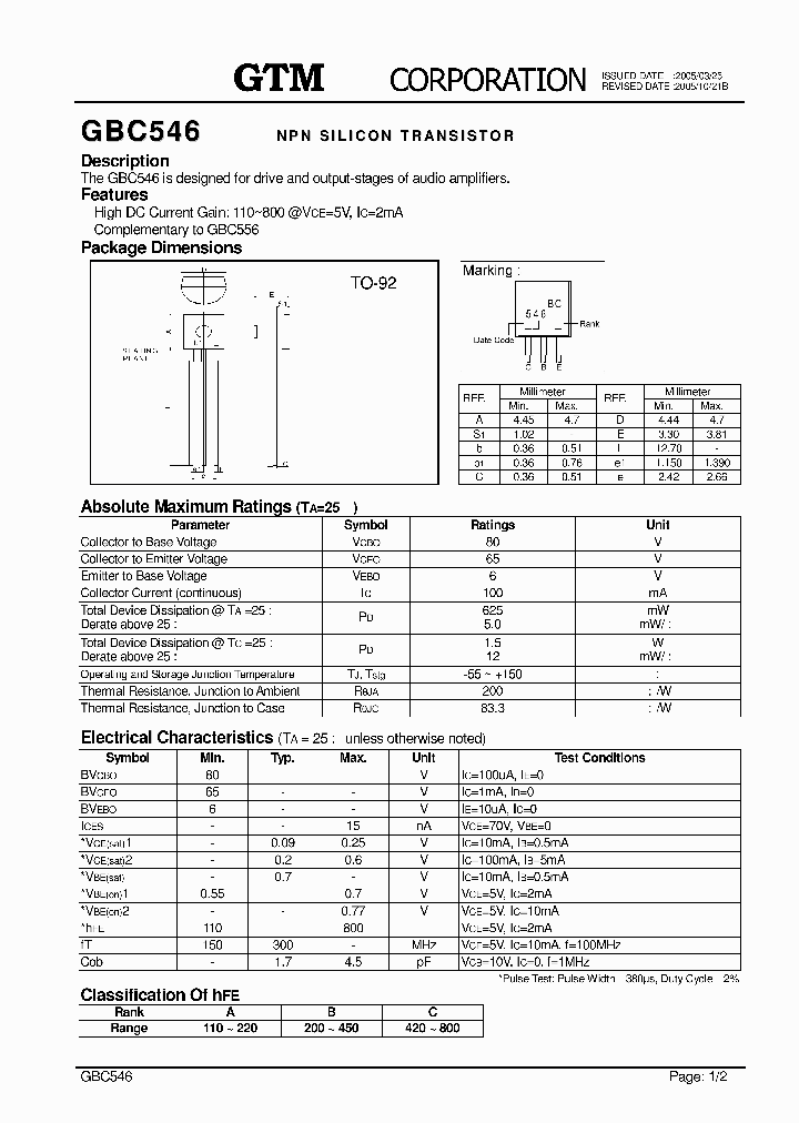 GBC546_1121393.PDF Datasheet