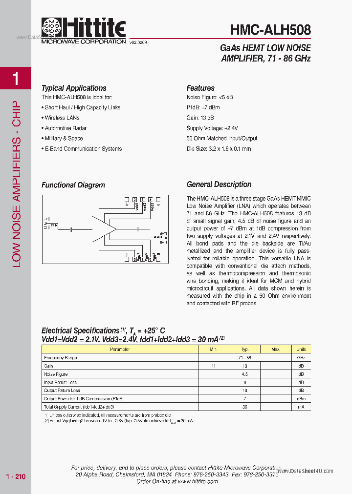 HMC-ALH508_829397.PDF Datasheet