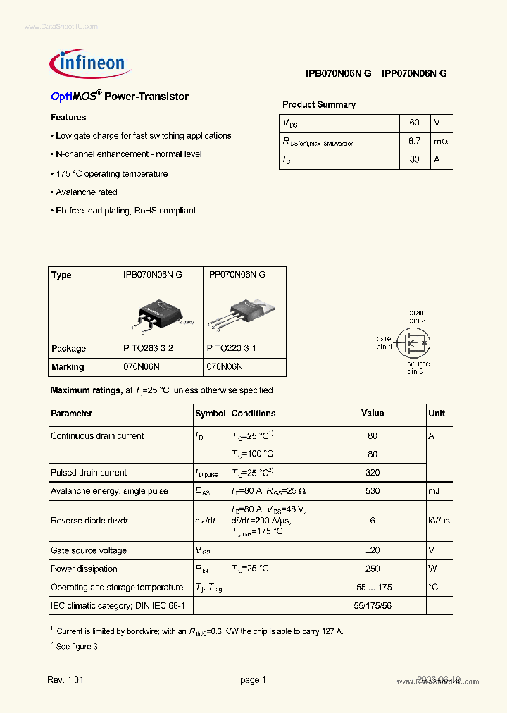 IPB070N06NG_833543.PDF Datasheet