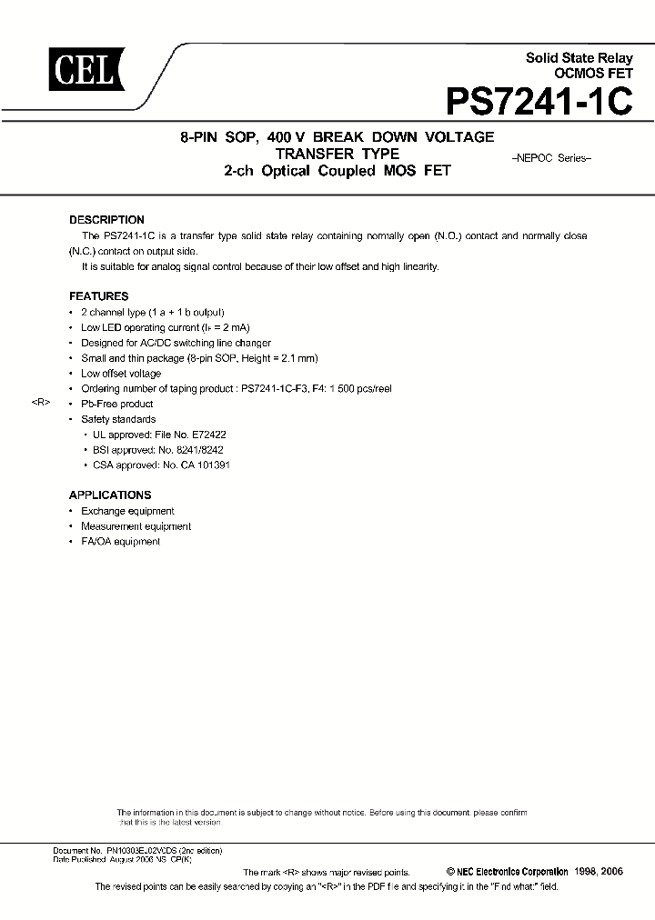 PS7241-1C-F3-A_713524.PDF Datasheet