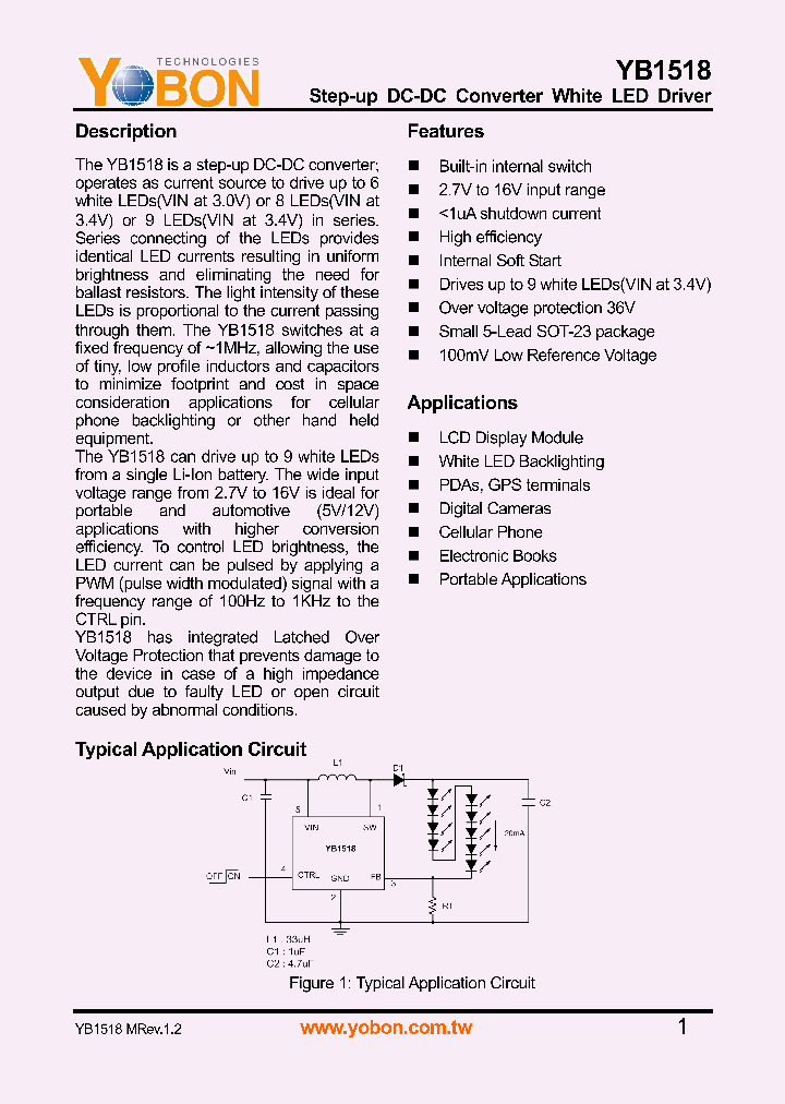 YB1518_714142.PDF Datasheet