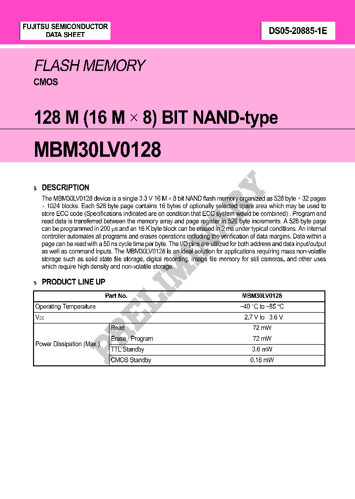 MBM30LV0128-PFTN_1143507.PDF Datasheet