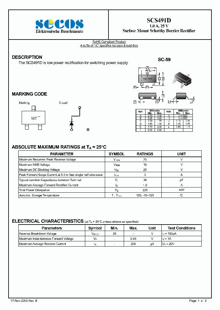 SCS491D09_1160260.PDF Datasheet