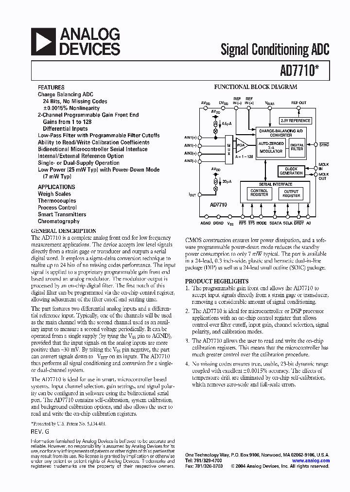 AD7710ACHIPS_1193971.PDF Datasheet