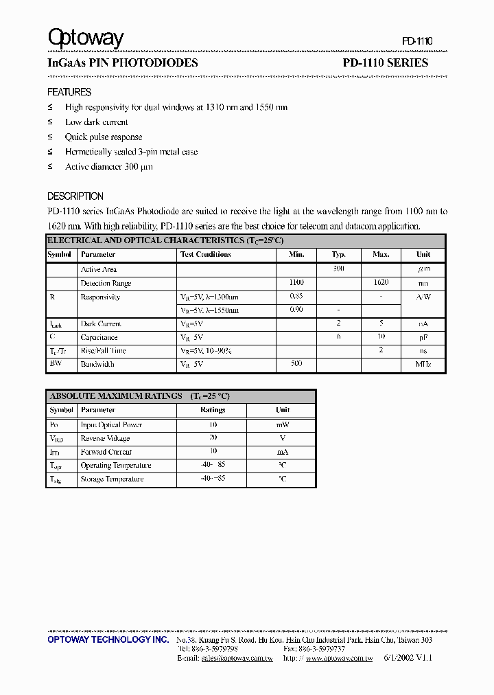 PD-1110_734513.PDF Datasheet