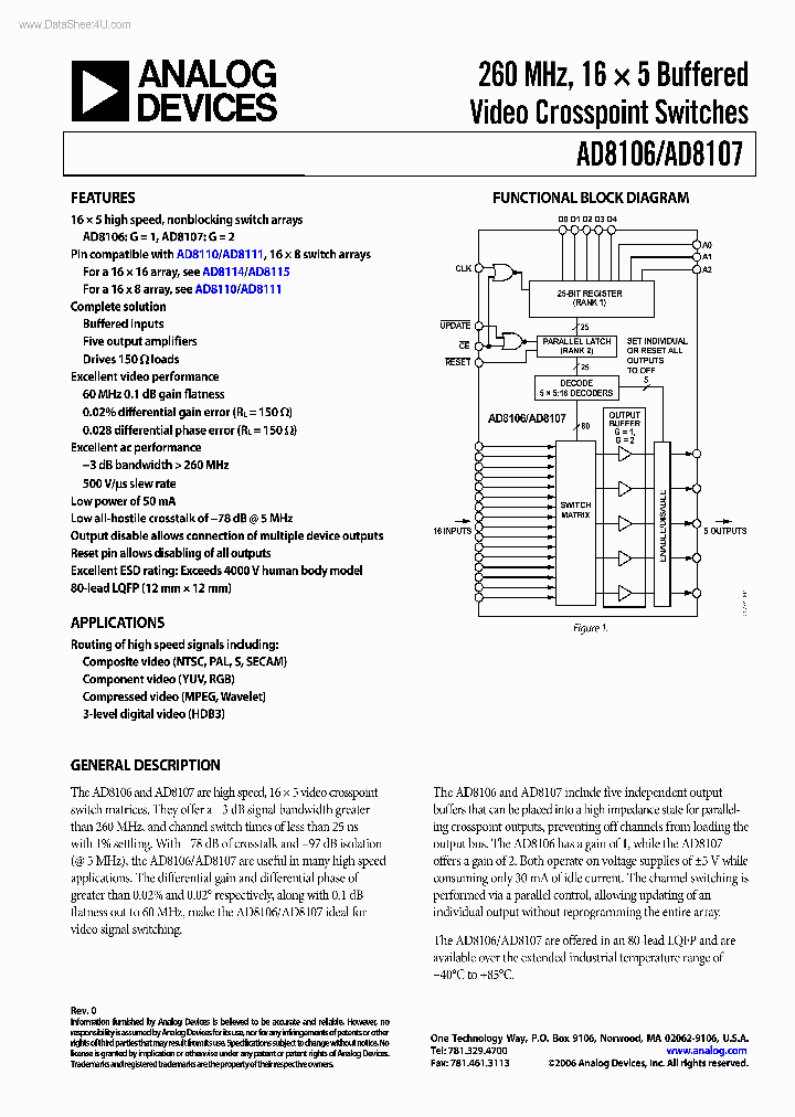 AD8106_916157.PDF Datasheet