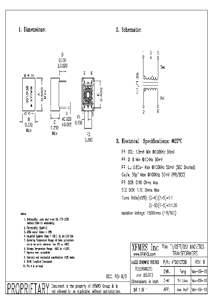 XF0013T3B10_1204968.PDF Datasheet