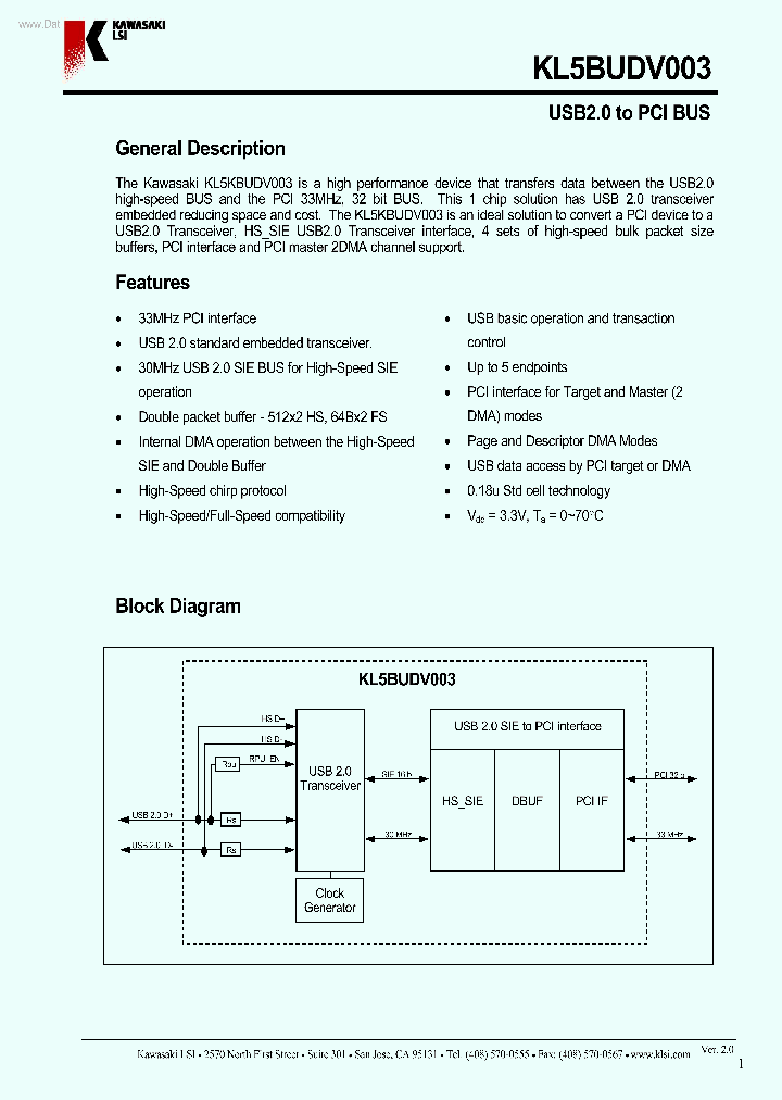 KL5BUDV003_919512.PDF Datasheet