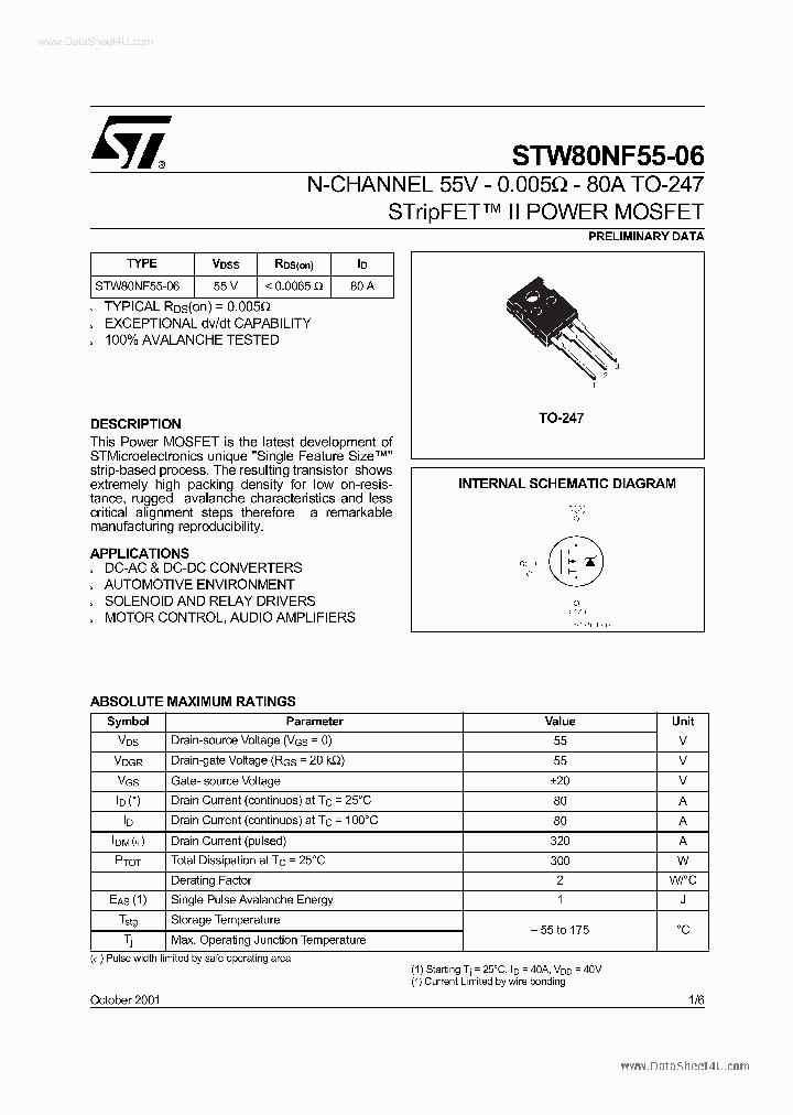 W80NF55-06_916464.PDF Datasheet