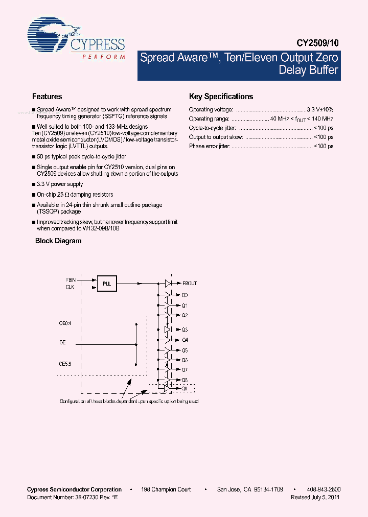 CY2509_917075.PDF Datasheet