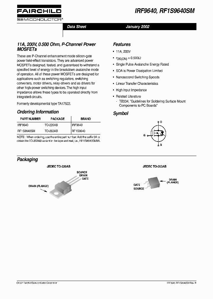 IRF9640_1282149.PDF Datasheet