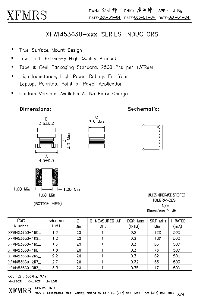 XFWI453630-8R2_1288499.PDF Datasheet