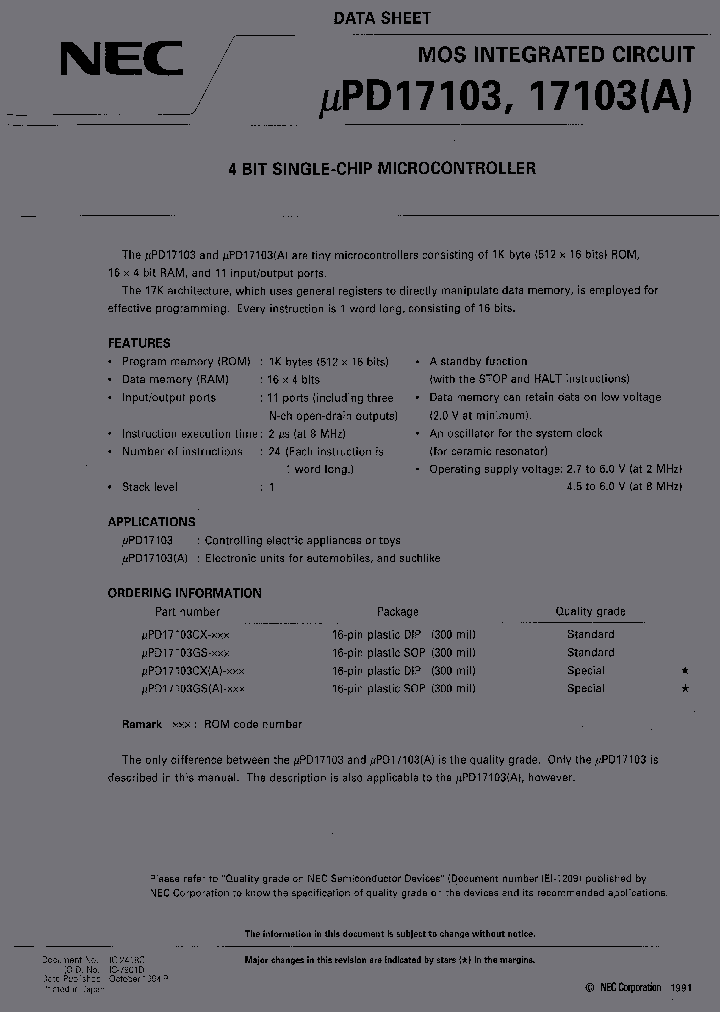 UPD17103GS-XXX-T1_1303217.PDF Datasheet