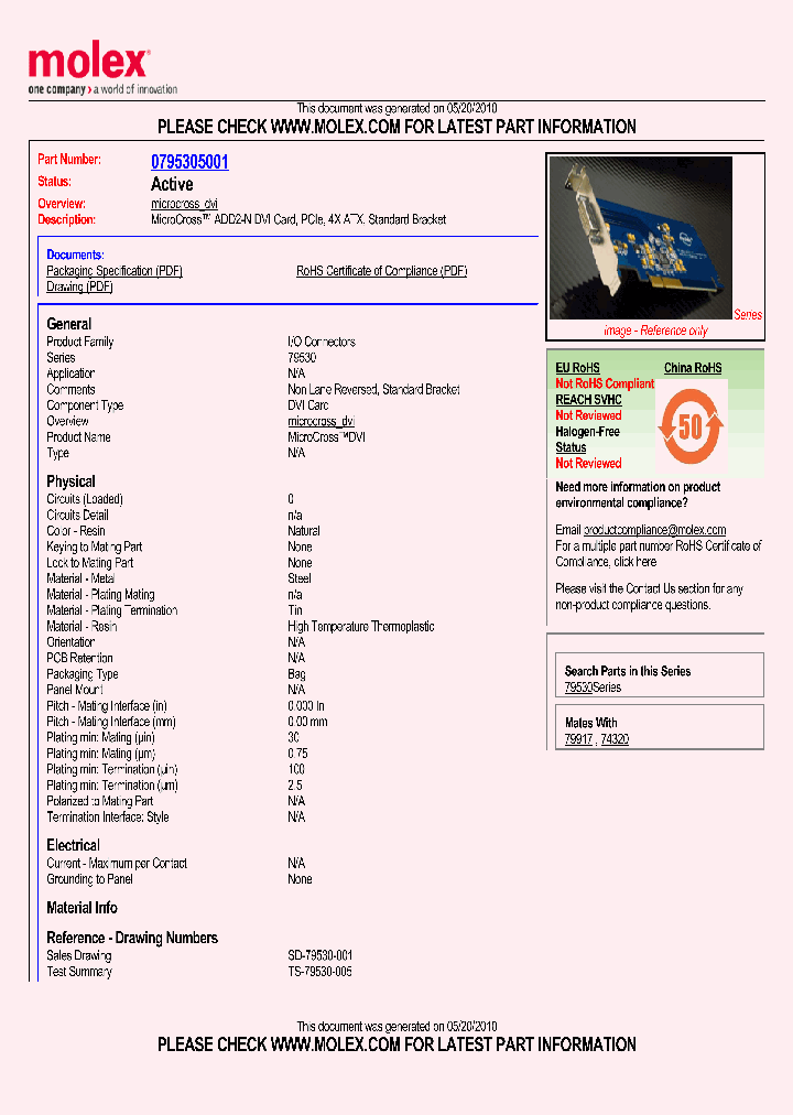 0795305001_1290247.PDF Datasheet