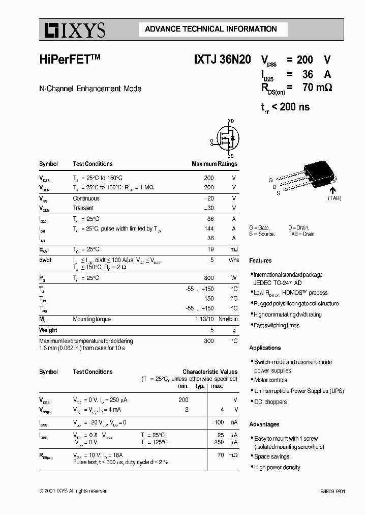 IXFJ36N30_1311370.PDF Datasheet