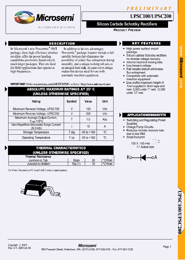 UPSC100_1322505.PDF Datasheet