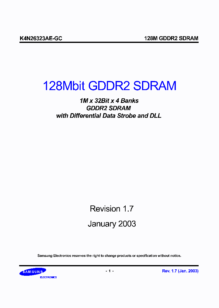 K4N26323AE_1329521.PDF Datasheet