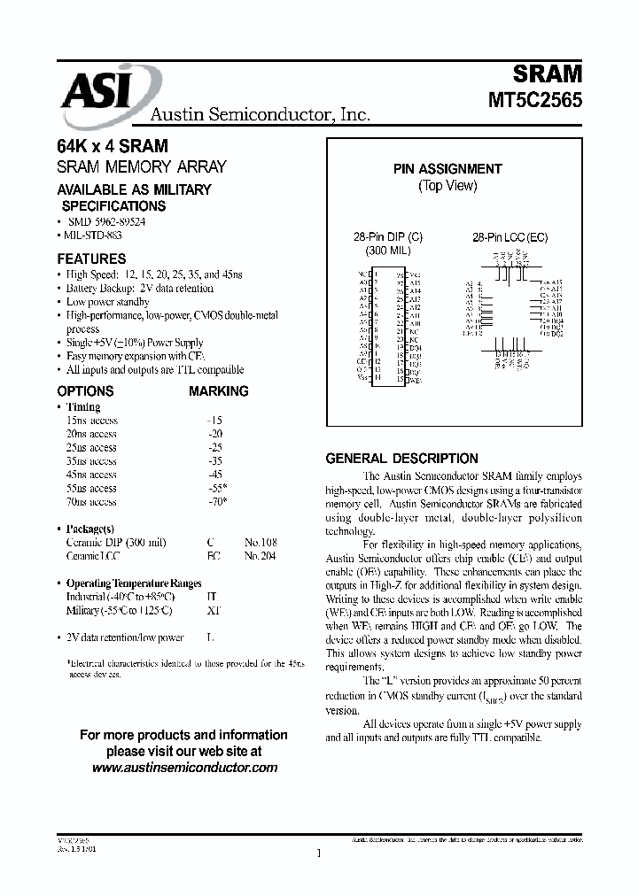 MT5C2565C-20883C_1336227.PDF Datasheet