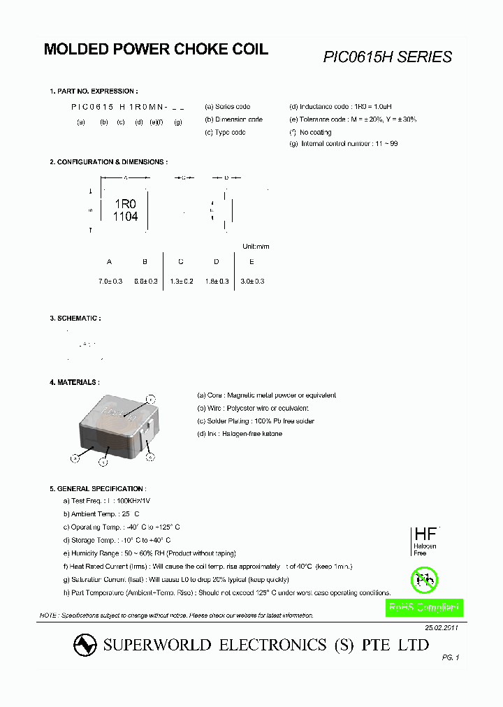 PIC0615HR22YN_1352668.PDF Datasheet