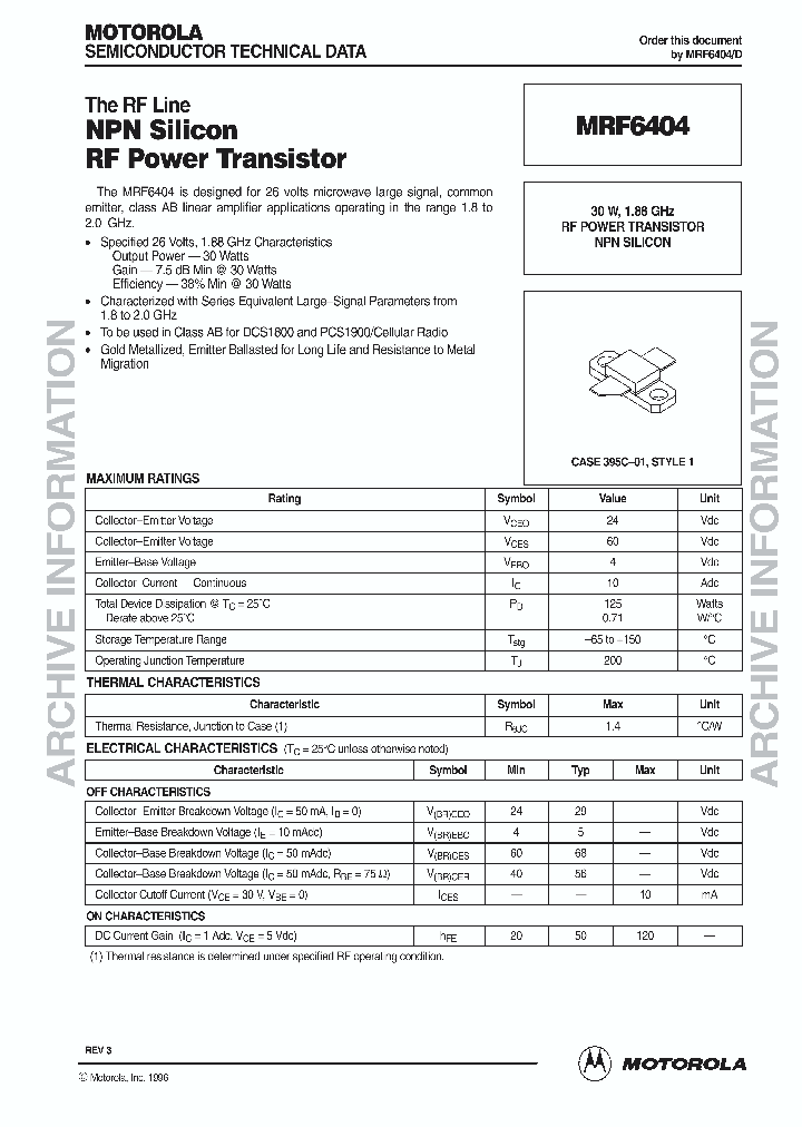 MRF6404D_1354775.PDF Datasheet
