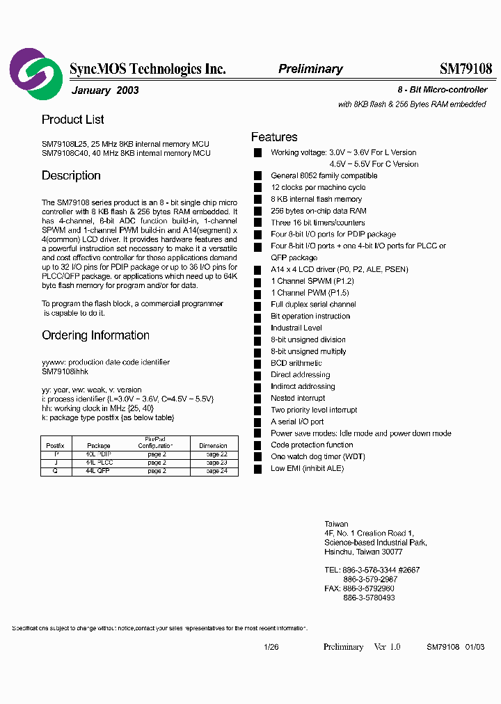 SM79108L25_1370154.PDF Datasheet