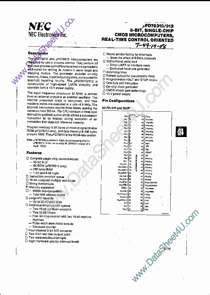 UPD78P312_937253.PDF Datasheet