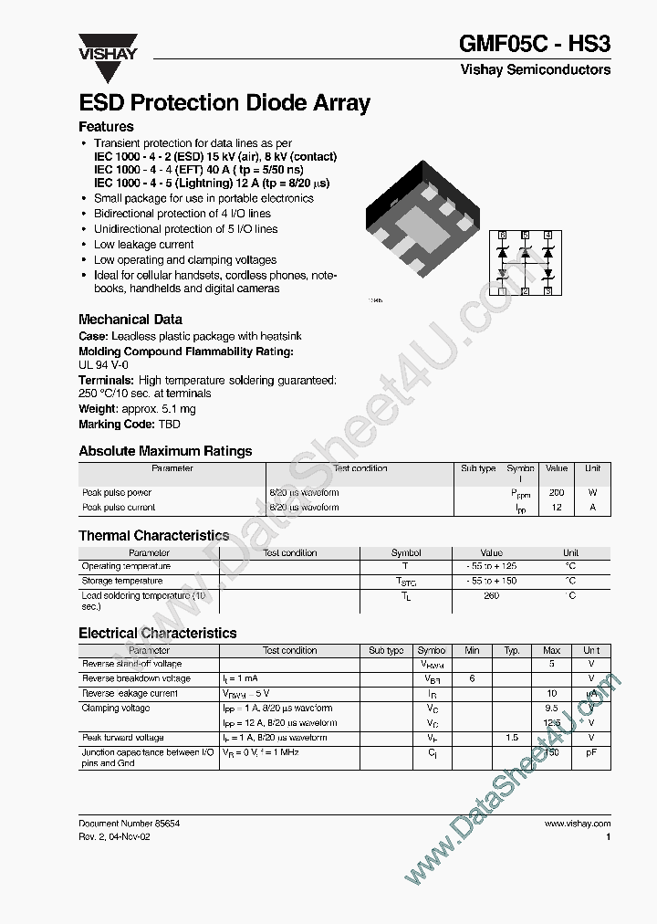 GMF05C-HS3_1029003.PDF Datasheet