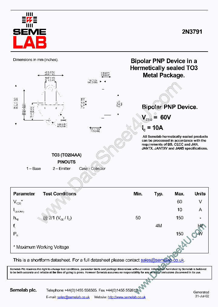2N3791_936851.PDF Datasheet